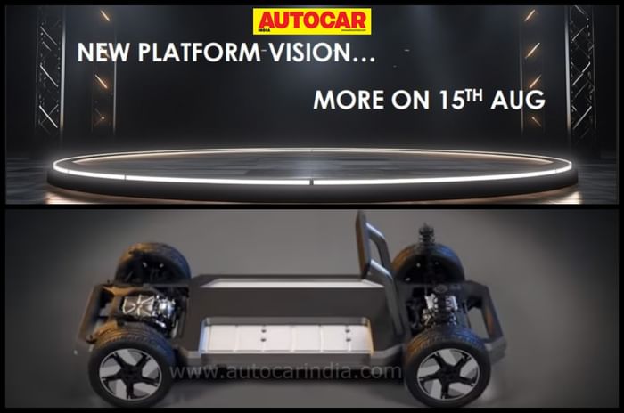 Mahindra INGLO platform (below) used for representation only.