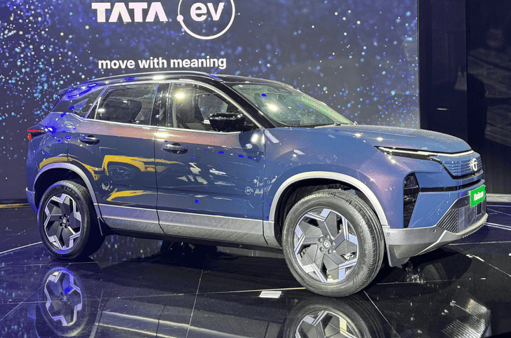 Tata Harrier EV at Auto Expo