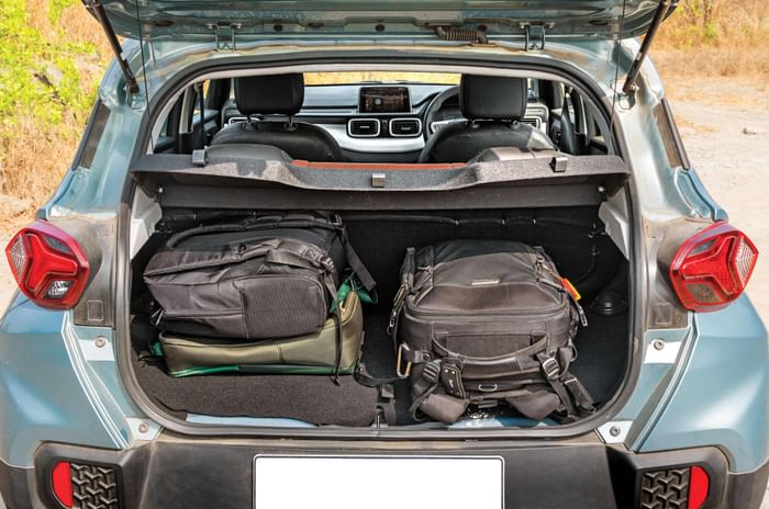 Tata Punch CNG boot space Tata Punch CNG boot space