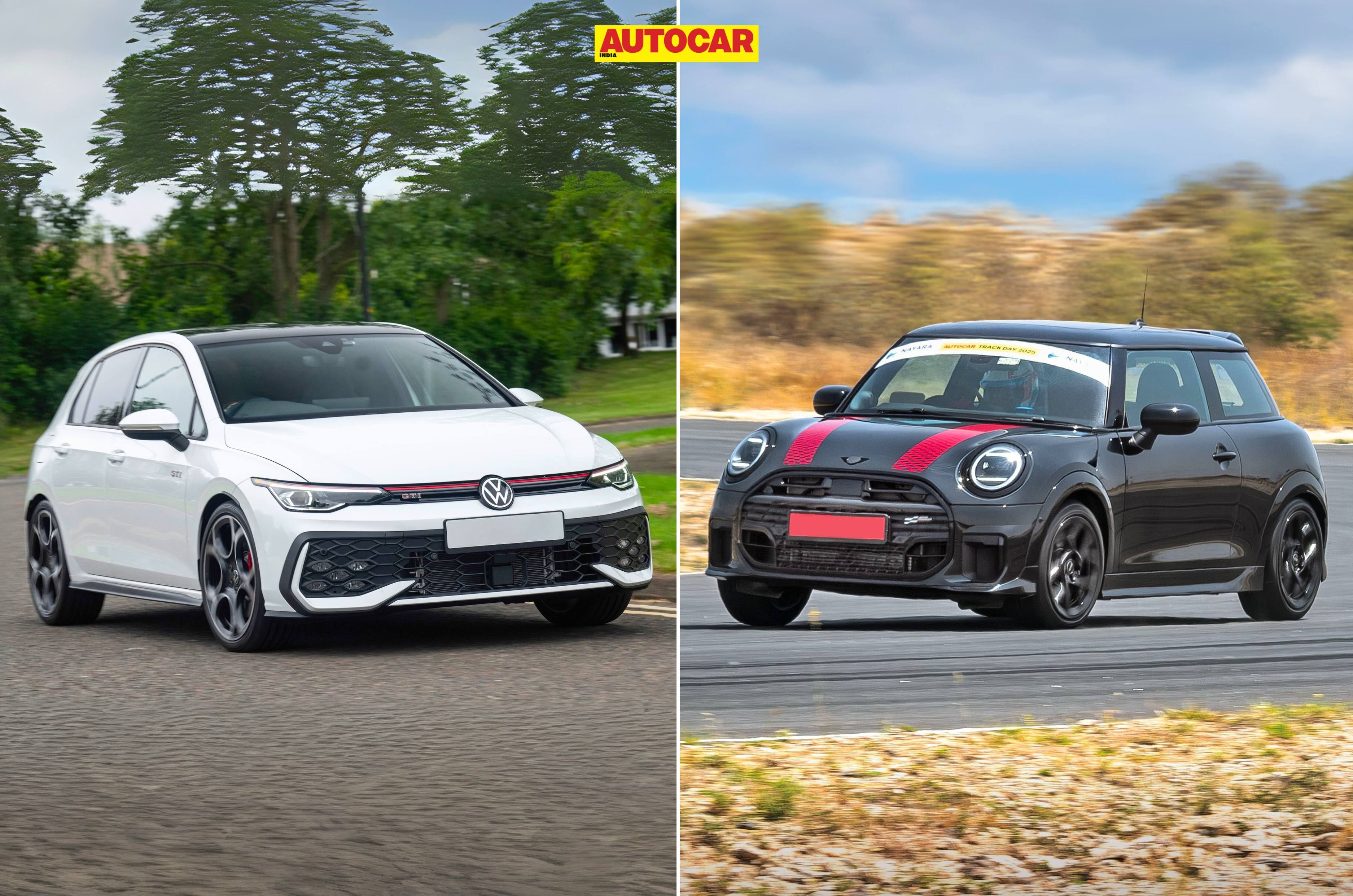 Volkswagen Golf GTI vs Mini Cooper S JCW Pack specifications compared