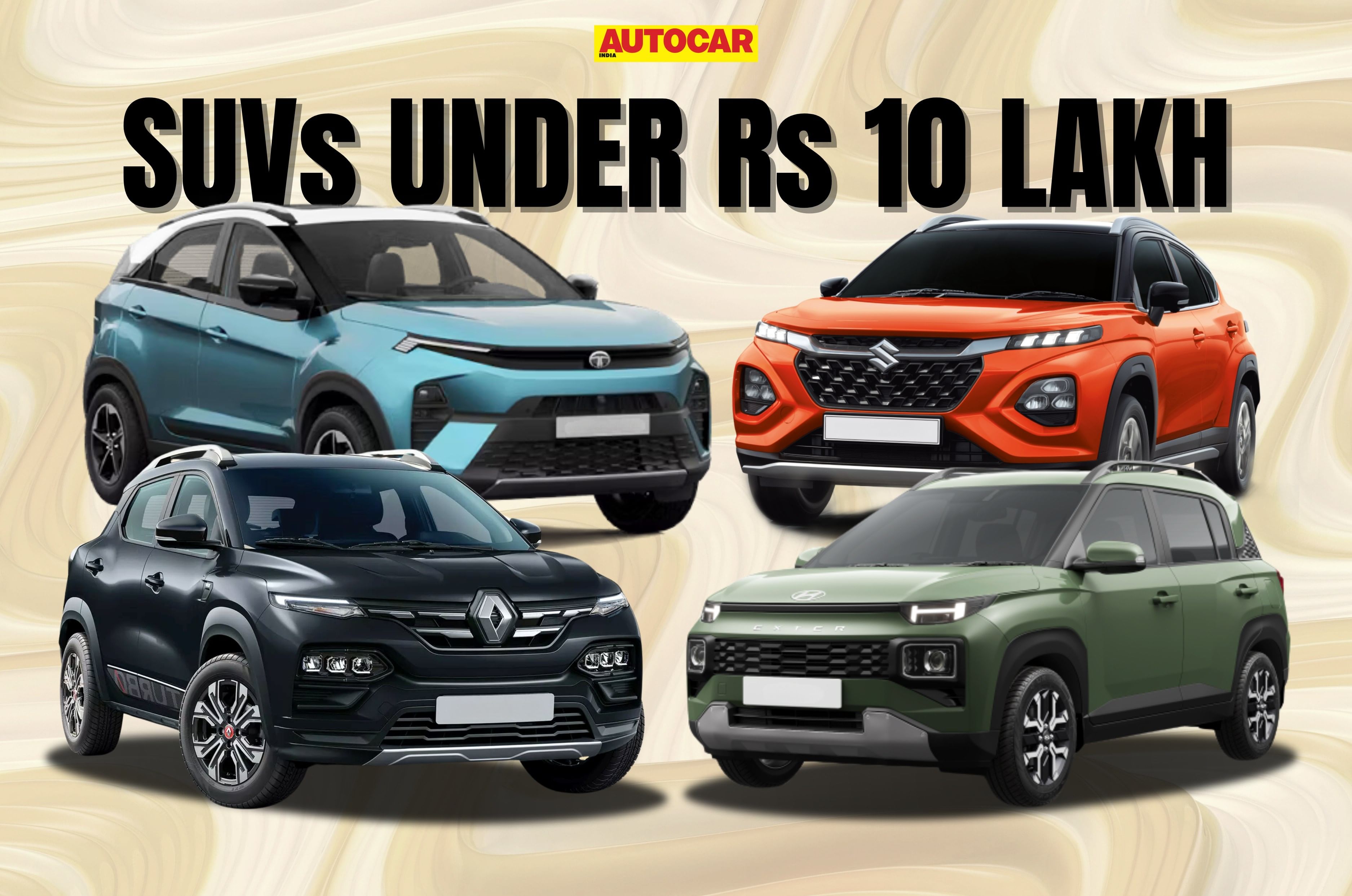 Most affordable SUVs in India under Rs 10 lakh