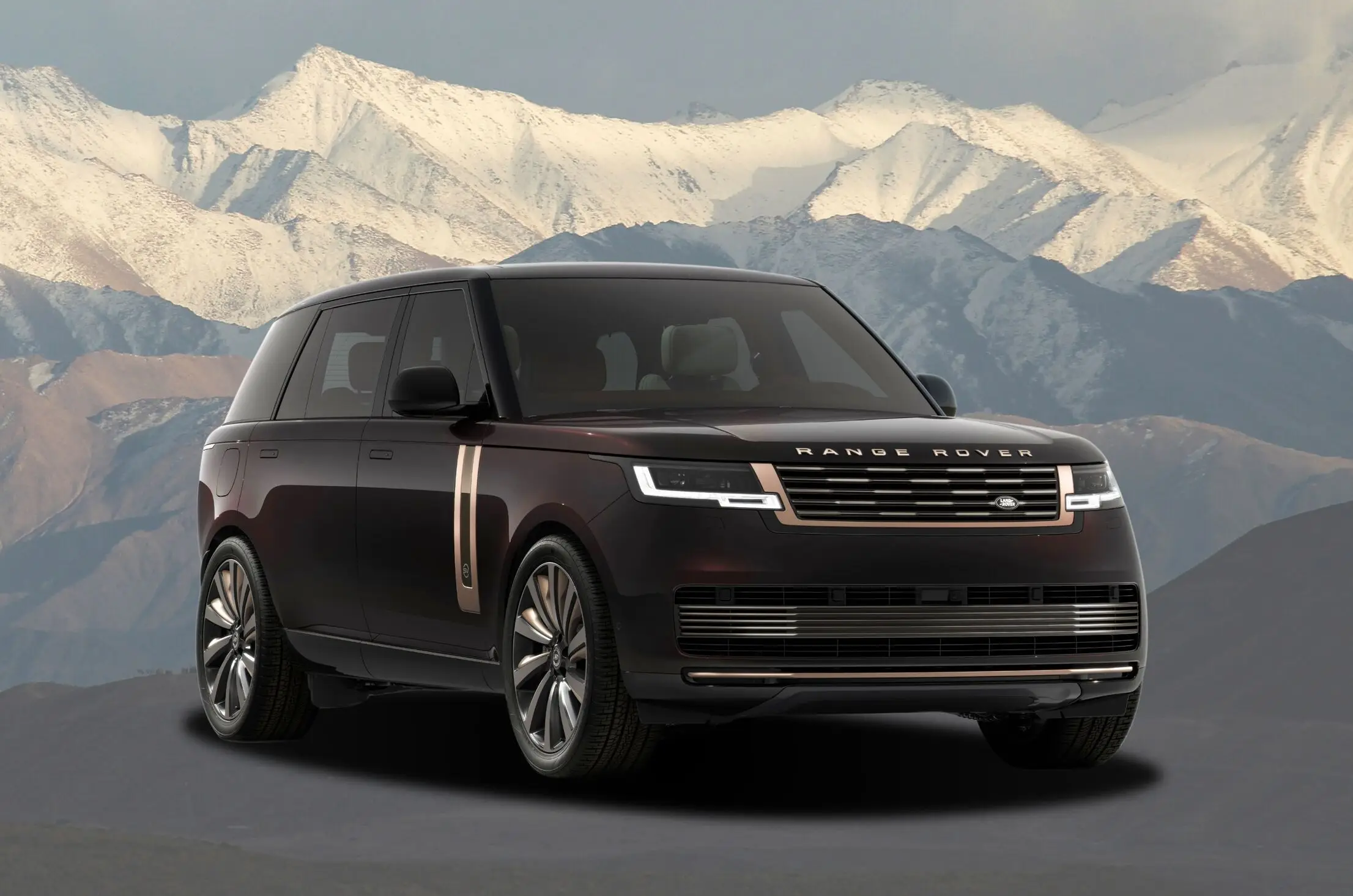 Range Rover Ranthambore Edition used for representation only
