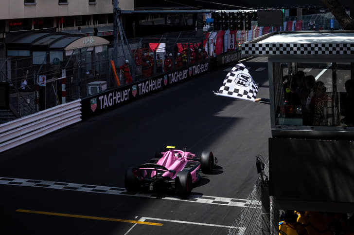 Kush Maini at 2025 F2 Monaco sprint race