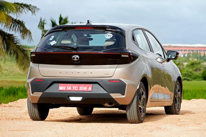 2025 Tata Altroz rear quarter 2025 Tata Altroz rear quarter