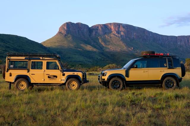 Defender 110 Trophy Edition inspired by Camel Trophy SUVs...