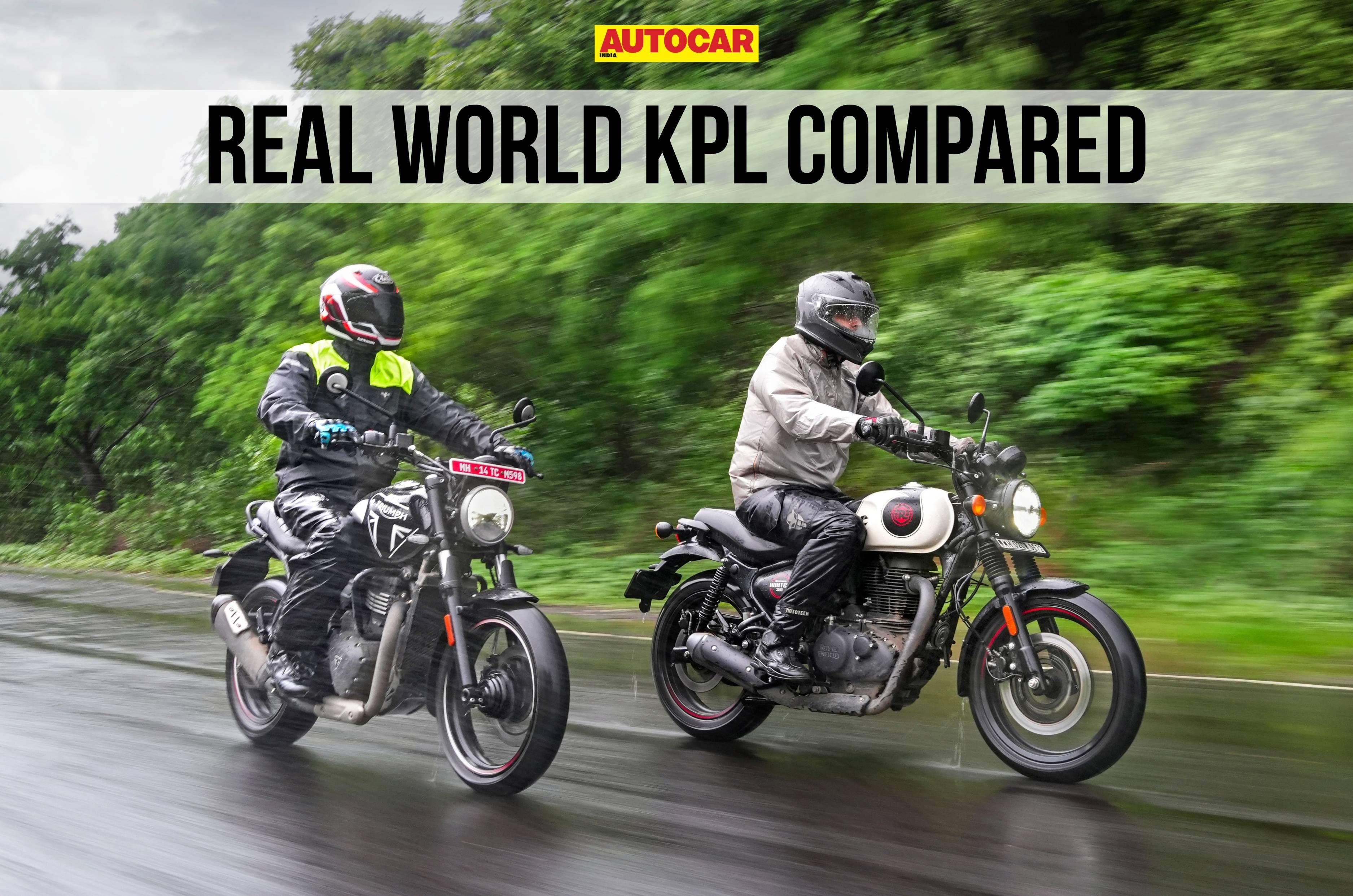 Triumph Speed T4 and Royal Enfield Hunter 350