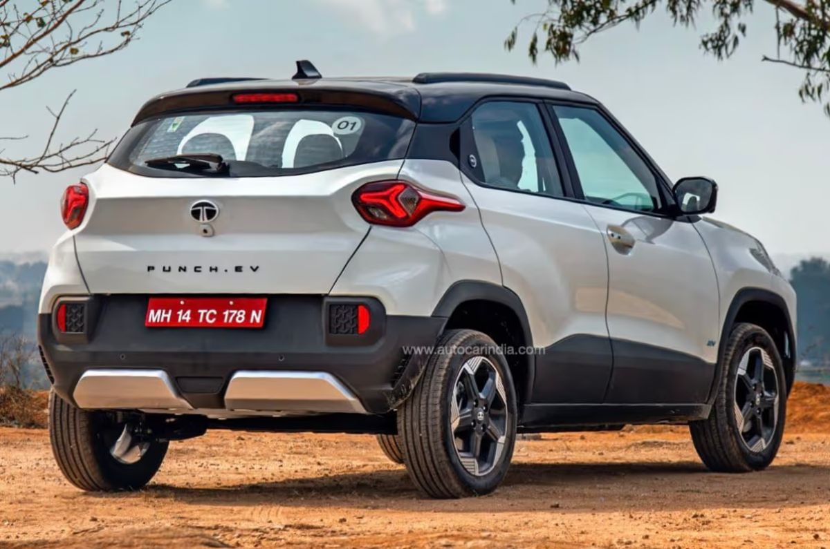 Tata Punch EV rear quarter 