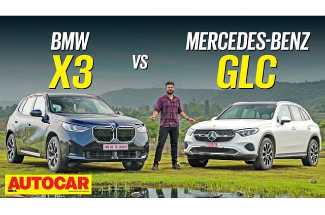 BMW X3 20 vs Mercedes-Benz GLC 300 comparison video 