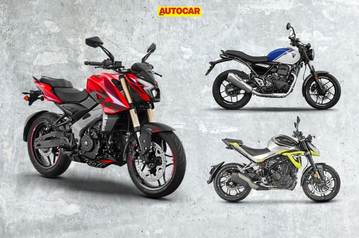 Pulsar NS400Z Triumph Speed T4 Hero Xtreme 250R