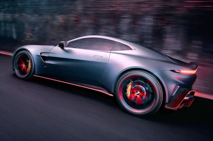 aston martin vantage s in motion