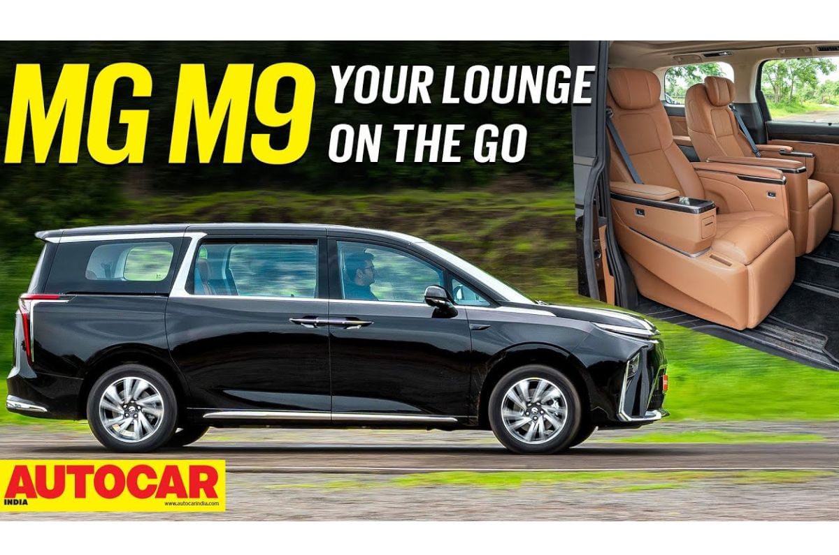 MG M9 electric MPV video review