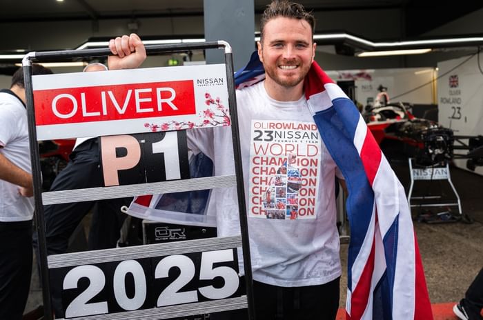 2025 Formula E champion Oliver Rowland