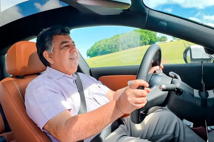 Mercedes-Benz CLA interior driving 