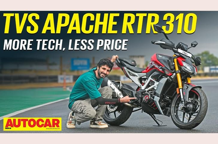 TVS Apache RTR 310 video review thumbnail