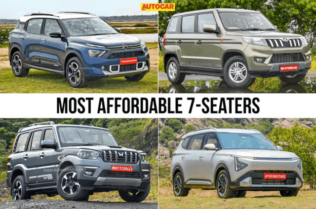 Top 10 most affordable 7 seat cars in India