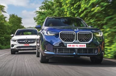 Mercedes GLC vs BMW X3 comparison test