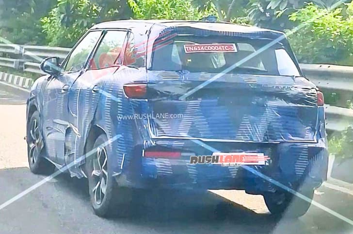 BYD Atto 2 midsize SUV spied testing in India