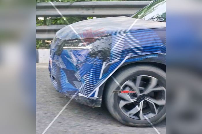 BYD Atto 2 alloy wheel spied on test in India