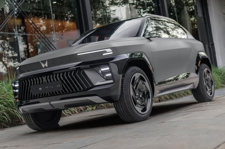 Mahindra Vision X exterior front left side