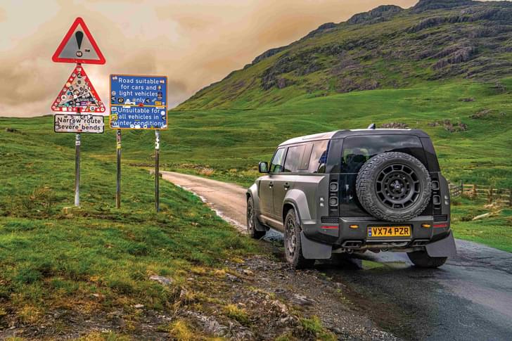 2025 land rover defender octa in field