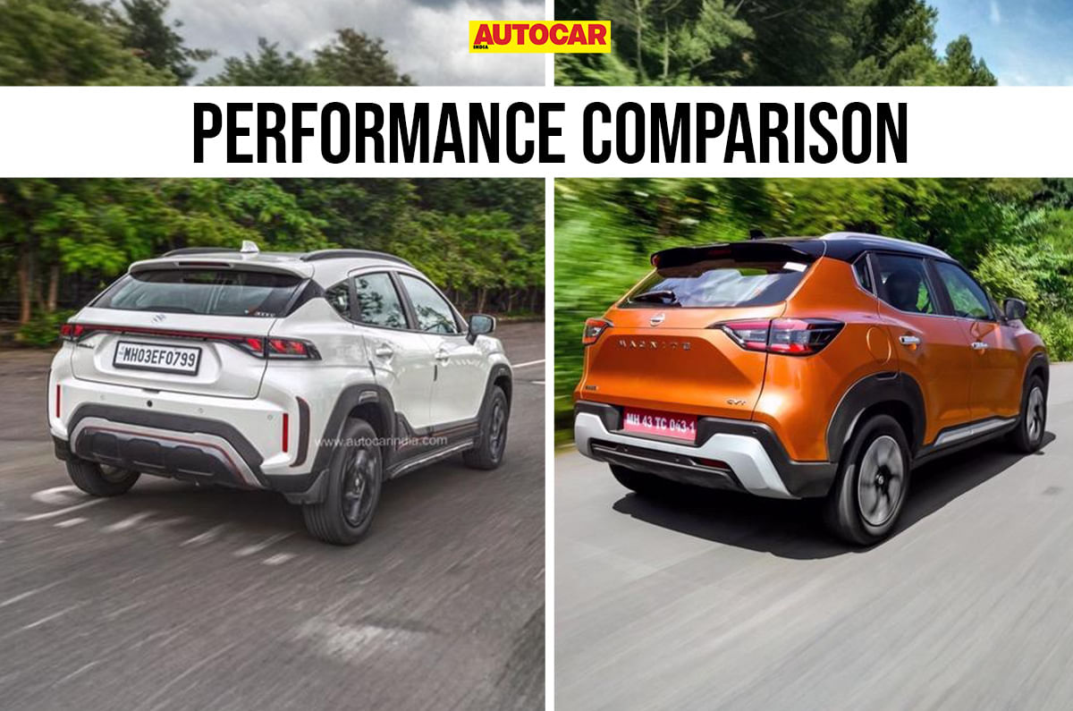 Nissan-Magnite vs Maruti Fronx performance comparison