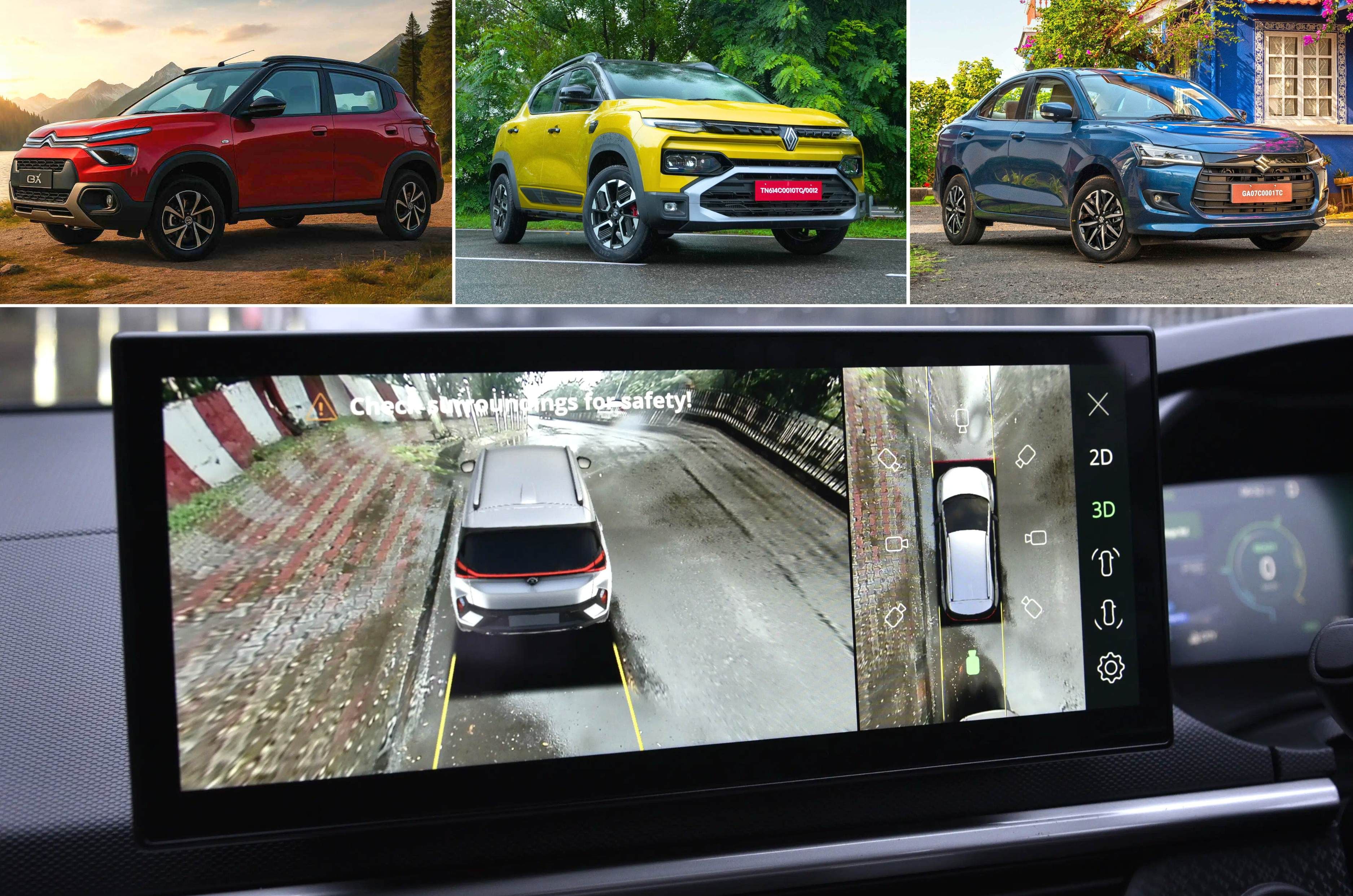 most affordable cars with 360 degree camera in india