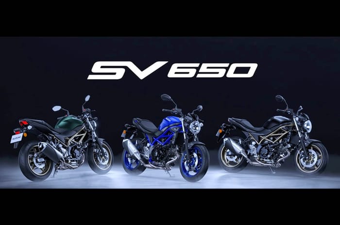 Suzuki SV650 to bid farewell to EU markets after 26 years Suzuki SV650 in three colours