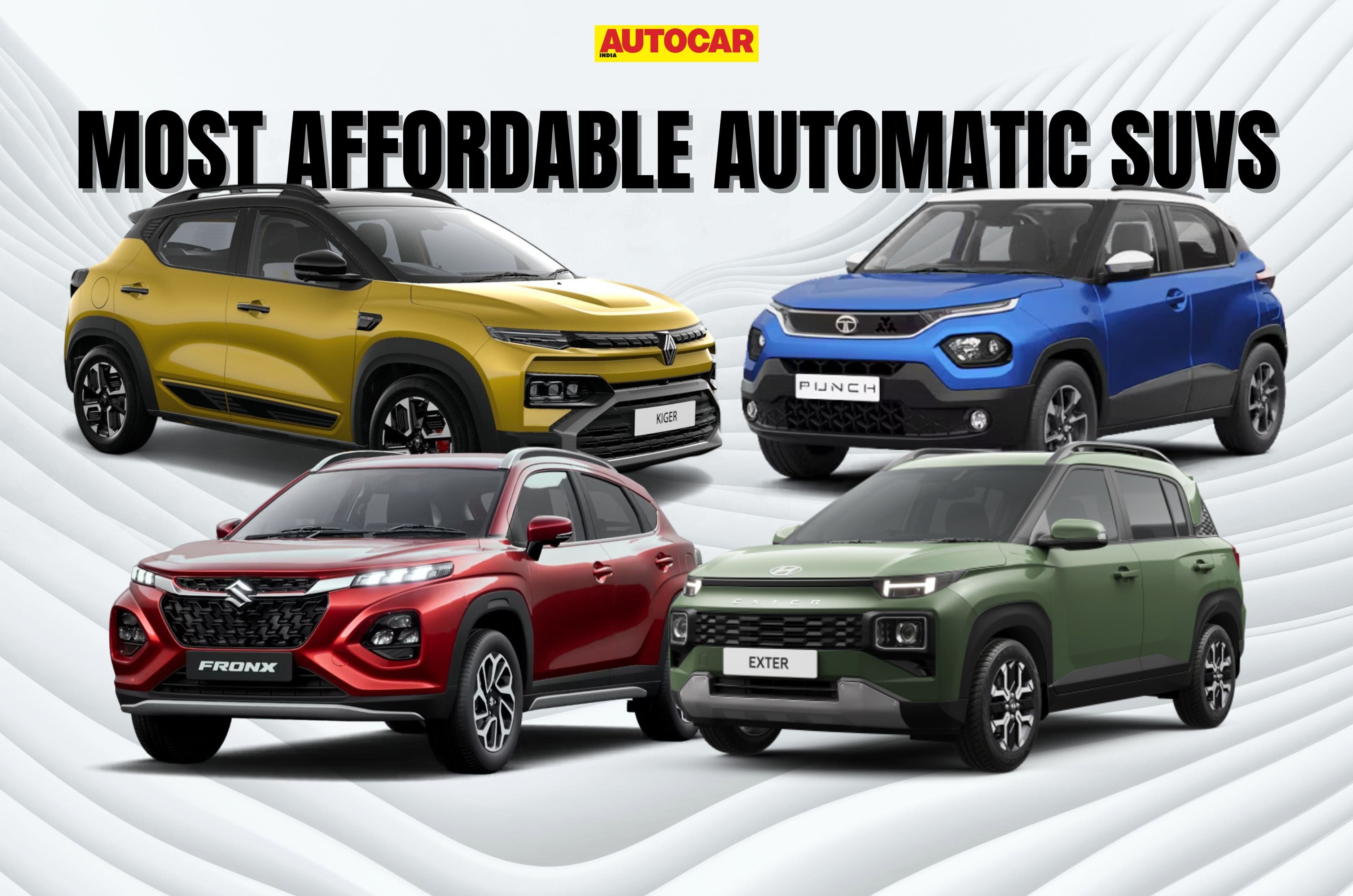 Cheapest automatic SUVs