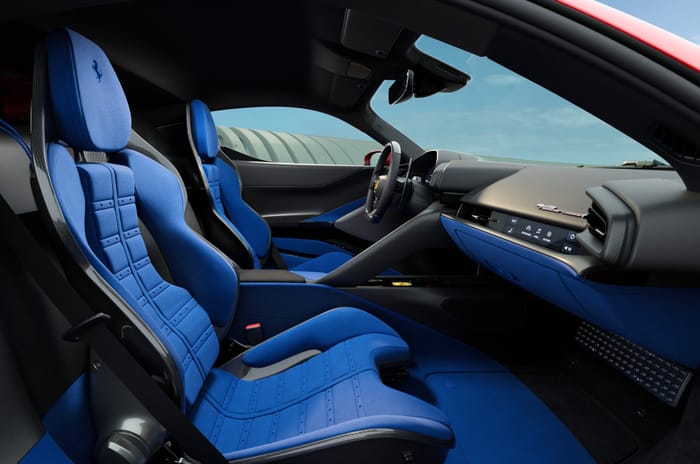 Ferrari 849 Testarossa interior 