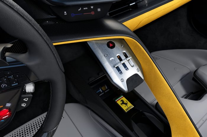Ferrari 849 Testarossa drive selector console 