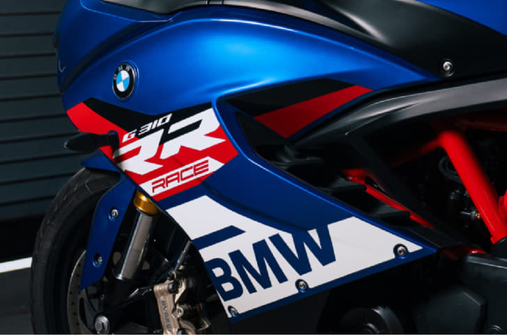 Updated BMW G 310 RR teased