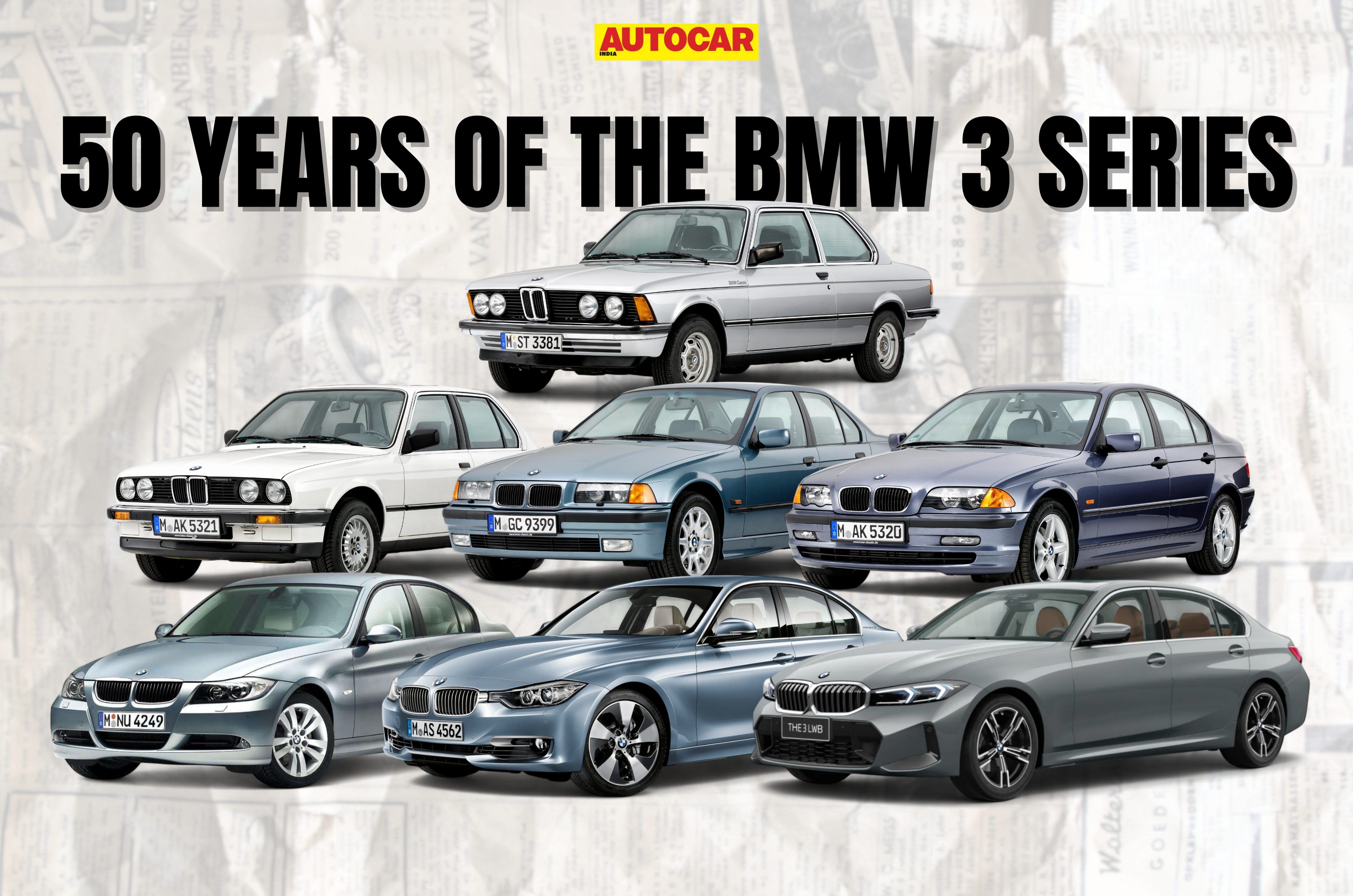 50 years of the BMW 3 series