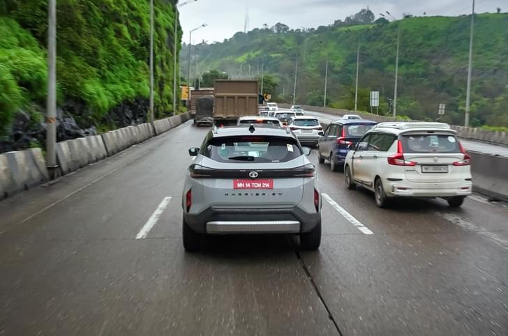 Tata Harrier EV Mumbai-Pune expressway