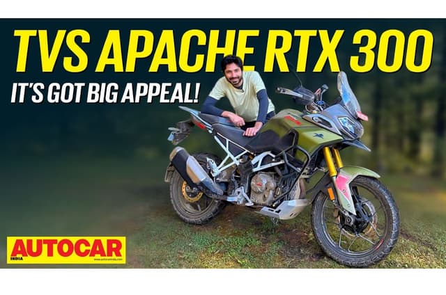 TVS Apache RTX 300 video review
