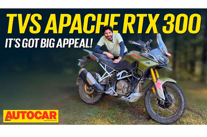 TVS Apache RTX 300 video review