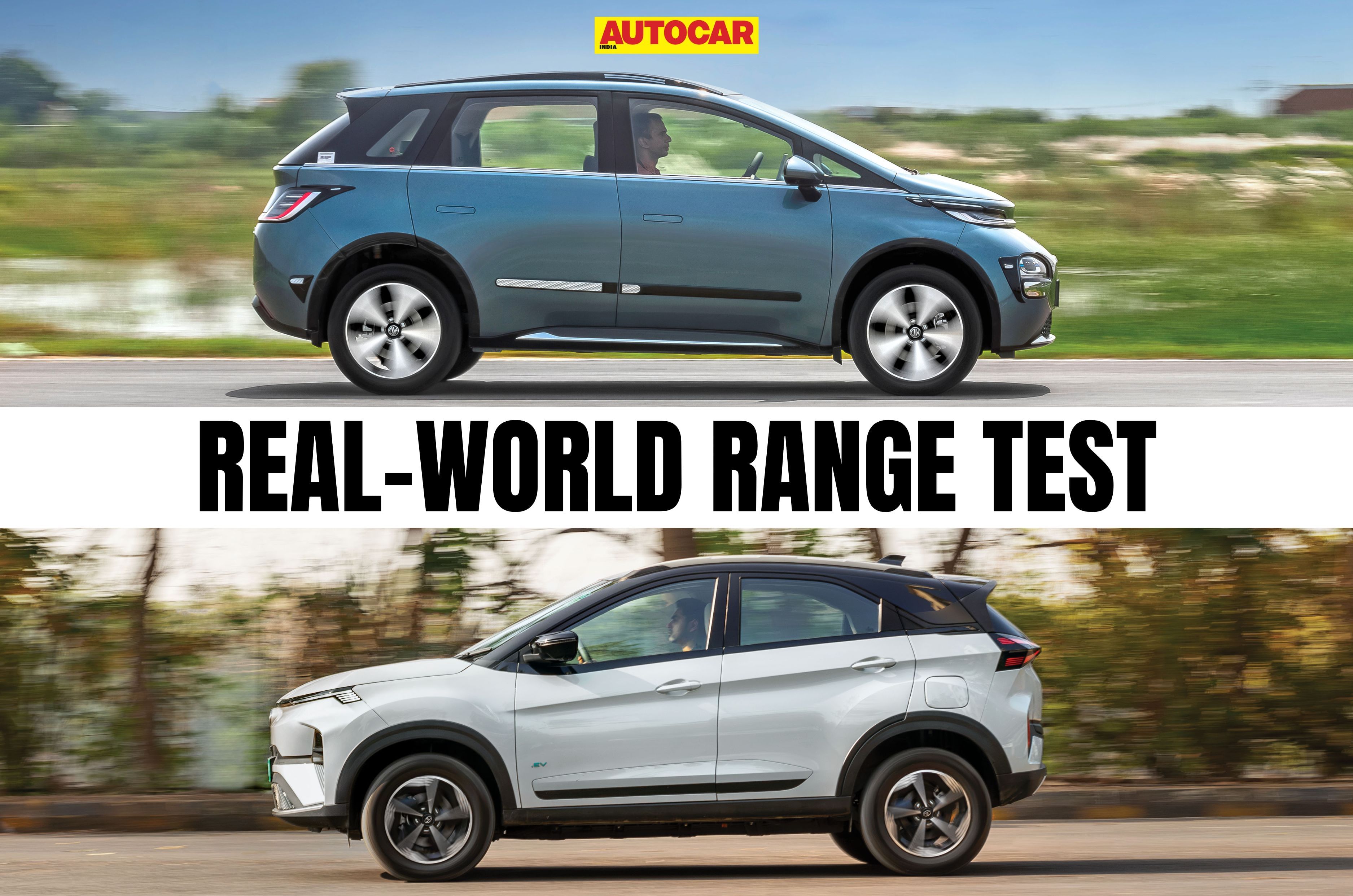 MG Windsor vs Tata Nexon EV real world range compared