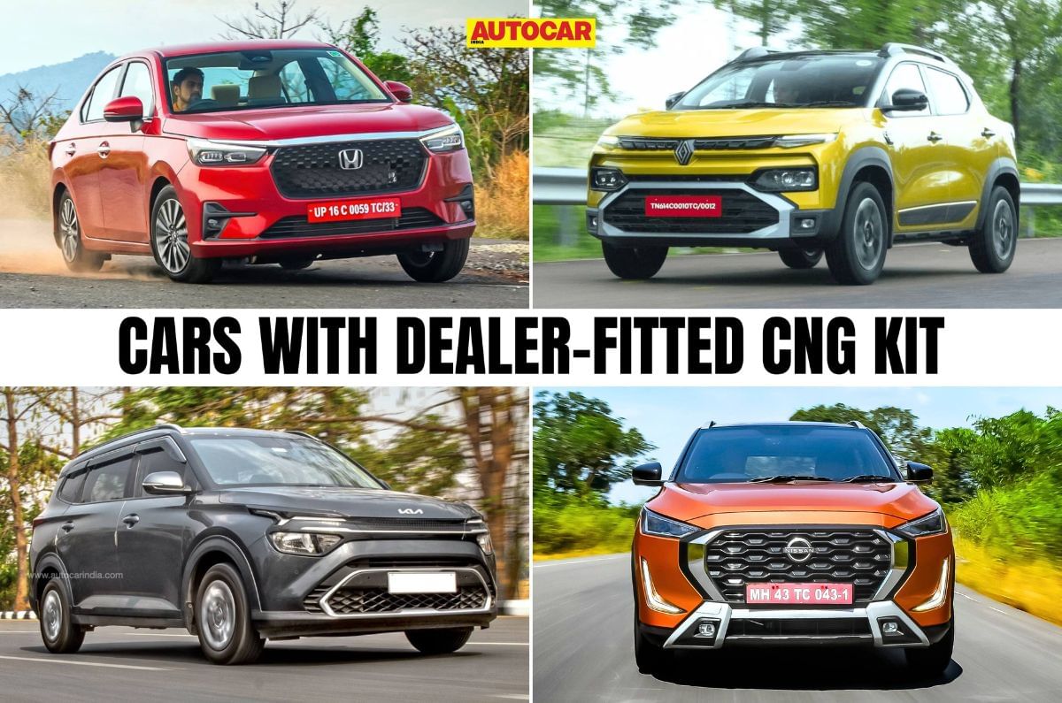 Cars with dealer-fitted CNG kit