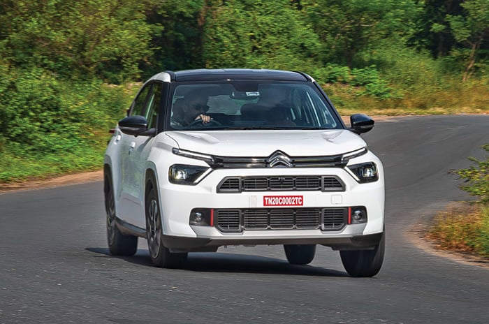 Citroen Basalt X front cornering Citroen Basalt X front cornering