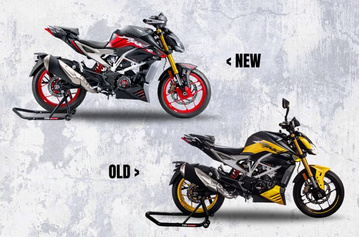 TVS Apache RTR 310 New vs old: differences explained - Car News