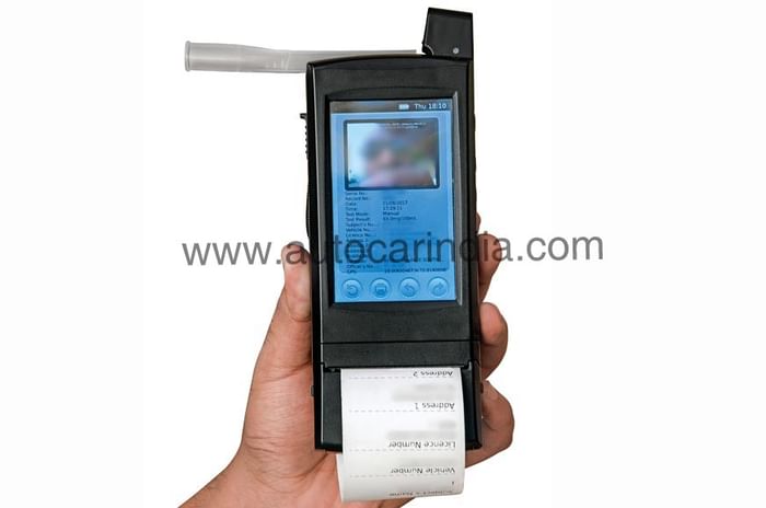 Mumbai Traffic Police breathalyser Mumbai Traffic Police breathalyser