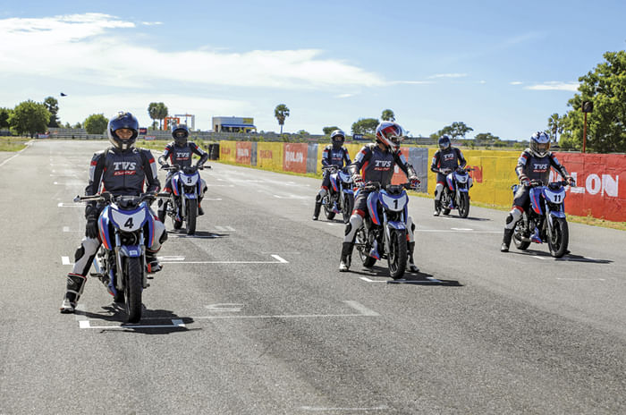 Not quite there: TVS Young Media Race 1