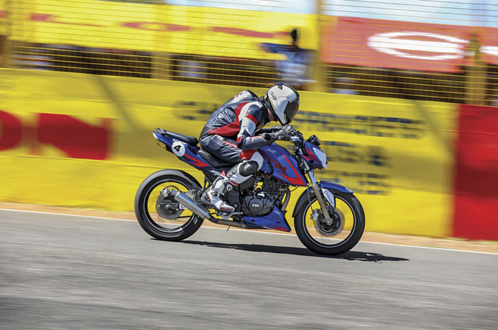 Not quite there: TVS Young Media Race 1