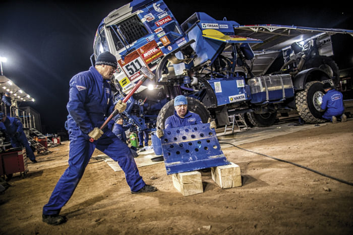 Defending Dakar champion Tobey Price put up a valiant fight  but finished 3rd.