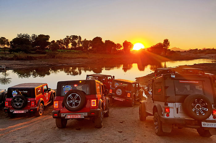 Dune bashing in the new Mahindra Thar 
