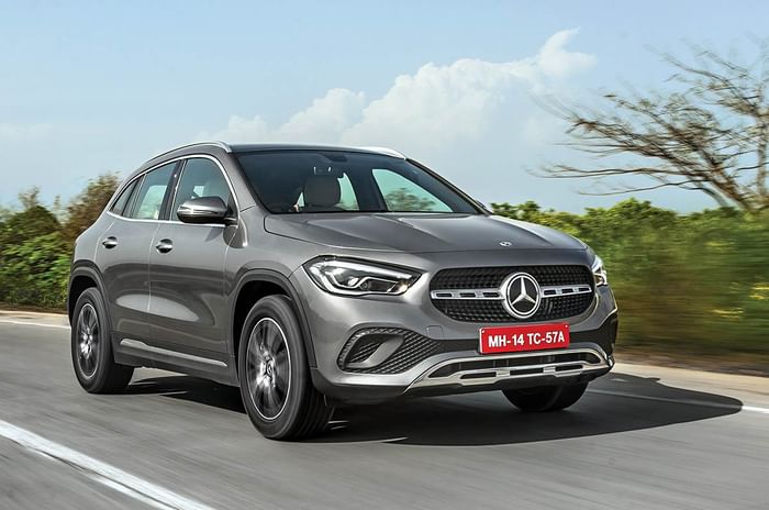 Mercedes Benz GLA diesel front quarter Mercedes Benz GLA diesel front quarter