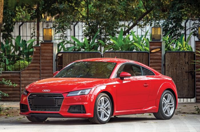What is the right price for a used 2015 Audi TT? 2015 Audi TT front quarter