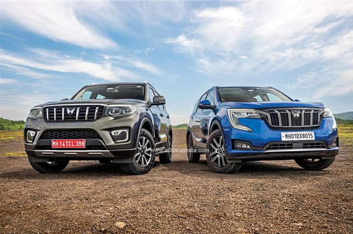 XUV700 or Scorpio N: which Mahindra SUV to buy under Rs 18 lakh? Mahindra XUV700, Scorpio N front quarter