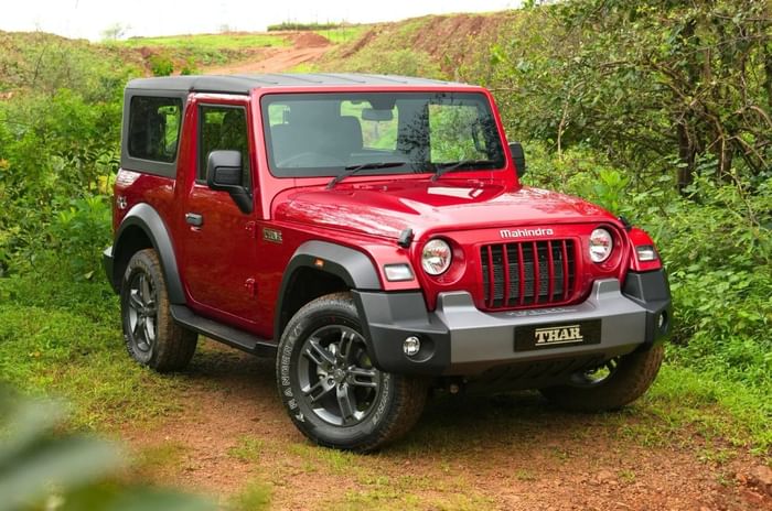 2025 Mahindra Thar front right side 2025 Mahindra Thar front right side