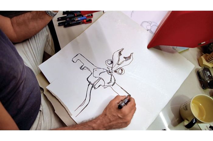 From part to art, John Abraham’s automobile art