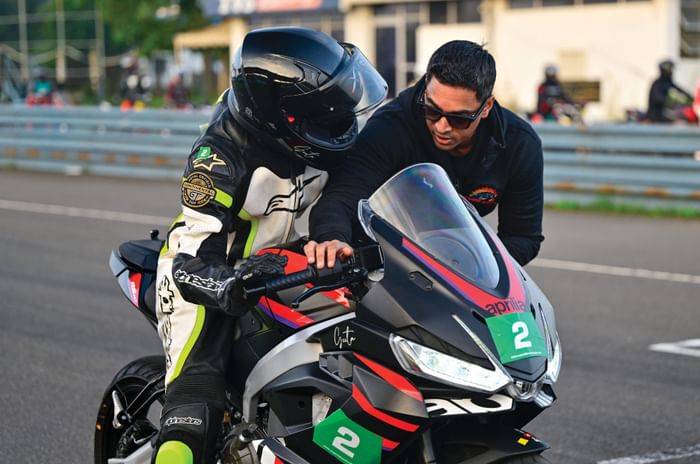 California Superbike School experience aboard a KTM RC 390